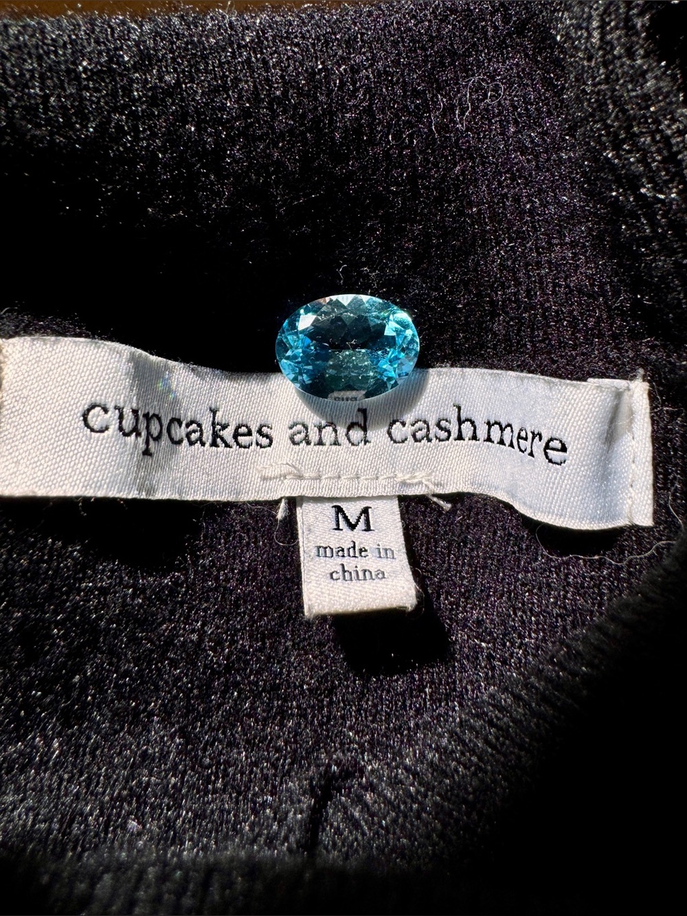 Cupcakes and Cashmere Maxi Dress Knit Black Women Medium EUC